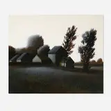 Robert Kipniss, Landscape, oil on canvas