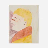 Lee Godie, A Modle from Georgia [sic], paint and ballpoint pen on canvas