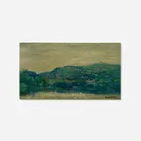 Arthur Bowen Davies, Rockland Lake, 1900, oil on board