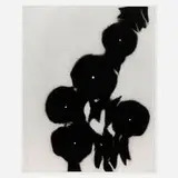 Donald Sultan, Morning Glories II, 1991, etching and aquatint