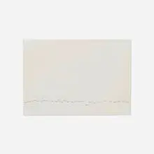 Karin Sander, Drawing #131, 1994, staples on paper