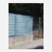 Fence by Gerhard Richter, 2015, diasec mounted giclée in colors on aluminum, sold Jul 2022