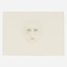 You Know What by Kiki Smith, 1993, ink on paper, sold Jul 2022