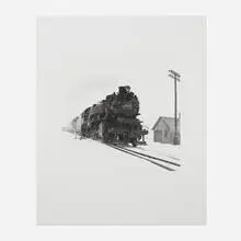Snow (120 Neg) by O. Winston Link, gelatin silver print, sold Jul 2022