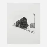 O. Winston Link, Snow (120 Neg), gelatin silver print