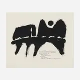 the immortality of the moon by Corita Kent, 1976, screenprint, sold Jul 2022