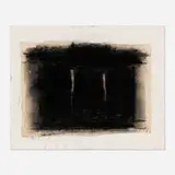 Adja Yunkers, Pompeii VIII, 1980, mixed media on canvas