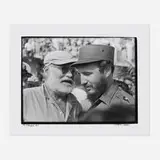 Osvaldo Salas, Con Hemingway, gelatin silver print