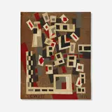 Charmion Von Wiegand, Untitled, 1956, oil on board