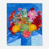 Nell Blaine, Calendulas & Blue