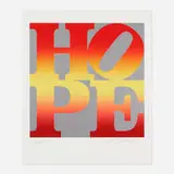 Robert Indiana, Autumn (from the 4 Seasons of Hope portfolio), 2012, screenprint in colors