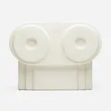 Vase from the Yantra series, model Y32 by Ettore Sottsass, 1968, glazed ceramic, sold Apr 2022