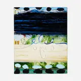 Suzanne McClelland, Else (Hudson River), 1998-99, absorbent ground, acrylic, enamel, and conté crayon on canvas