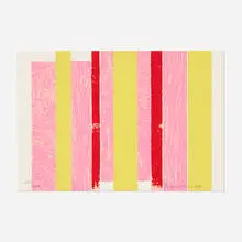 Toti Scialoja, Untitled, 1962, screenprint in colors