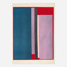 Toti Scialoja, Untitled, 1970, lithograph in colors