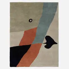 Jean Arp, As de Pique tapestry, c. 1965, hand-knotted wool