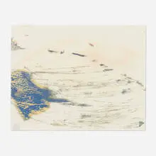 Dora Maar, Untitled (Brushstrokes), oil on paper
