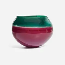 Sonja Blomdahl, Vase, 1990, hand-blown glass