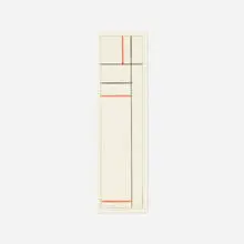 Untitled by Burgoyne Diller, 1953, graphite and crayon on paper, sold Apr 2022