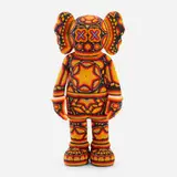 Chroma (Rick Wolfryd) X Saul, After KAWS Companion (Red), beads, painted cast vinyl