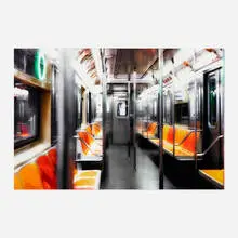 Luc Dratwa, Subway 6152, 2011, digital print