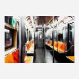 Luc Dratwa, Subway 6152, 2011, digital print