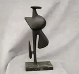 Alfredo Halegua, At The Top, circa 1964, Patinated bronze sculpture