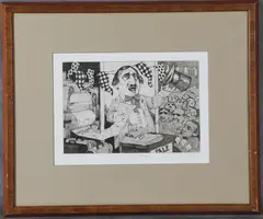 Charles Bragg, Going Public, circa 1970, Pencil signed, numbered and titled at base
