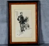 Walter Granville-Smith, Portrait of a Young Gentleman, Watercolor on paper