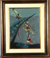 Argentine School, Serie Esencias No. 9, 1992, Oil on canvas
