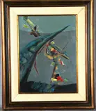 Argentine School, Serie Esencias No. 9, 1992, Oil on canvas