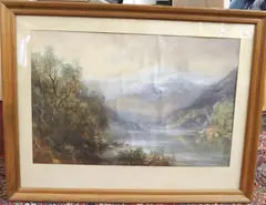 William Joseph Wadham, Mountainous Landscape, 1912, Watercolor on paper