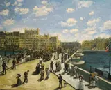 Pont Neuf by Imitator Of Auguste Renoir, Oil on canvas, sold Nov 2024