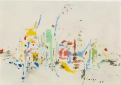 Albert Alcalay, Untitled Abstract, 2004, Watercolor on paper