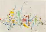Albert Alcalay, Untitled Abstract, 2004, Watercolor on paper