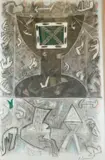 Benita Berman, Bits and Pieces, 1988, Graphite and color pencil on paper
