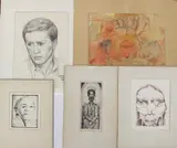 Jarvis Rockwell, Selection of Five Signed Original Artworks, Included in the lot (1) "1st proof" etching