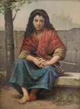 Italian School, The Young Violin Player, Oil on board