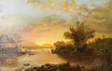 Susquehanna River View Susquehanna River View Susquehanna River View by American School, Oil on board, sold Dec 2024