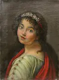 Élisabeth Vigée Le Brun, Portrait of the Artist's Daughter, Oil on canvas