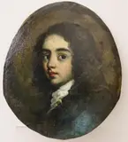 Portrait of a Young Man by French School, Oil on board, sold Dec 2024