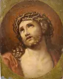 Carlo Dolci, Christ with Thorns, Oil on white metal