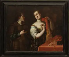 Ferdinand Bol, Saint Mary Magdalene Renouncing Worldly Vanities, Oil on canvas