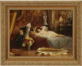 Solar de Cepta, The Artist and His Muse, Oil on canvas