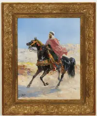 Ulpiano Checa, Cavalier, Oil on canvas