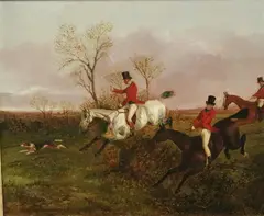 John Dalby, Over the Ditch, Oil on board