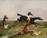 John Dalby, Over the Ditch, Oil on board