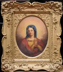 The Virgin Mary Immaculate, (for restoration) by Italian School, Oil on canvas, sold Mar 2025