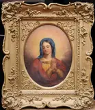 Italian School, The Virgin Mary Immaculate, (for restoration), Oil on canvas
