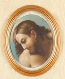 Carlo Maratta, The Head of Christ from the Baptism of Christ, Oil on board